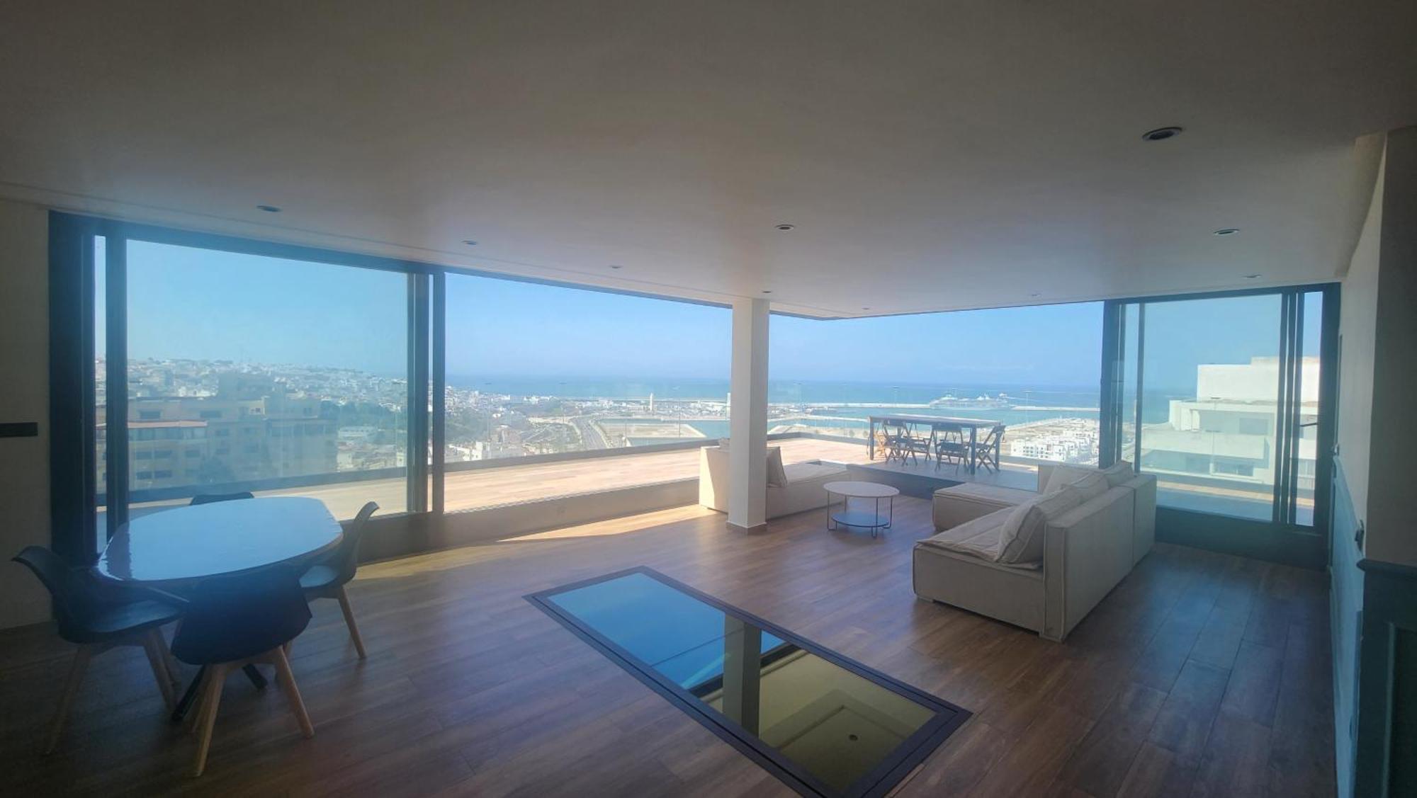 Magnifique Penthouse 160M2 Terrasse 90M2 Vue Mer Танжер Екстериор снимка