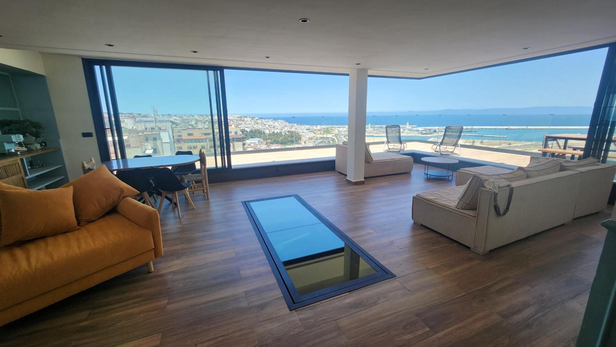 Magnifique Penthouse 160M2 Terrasse 90M2 Vue Mer Танжер Екстериор снимка