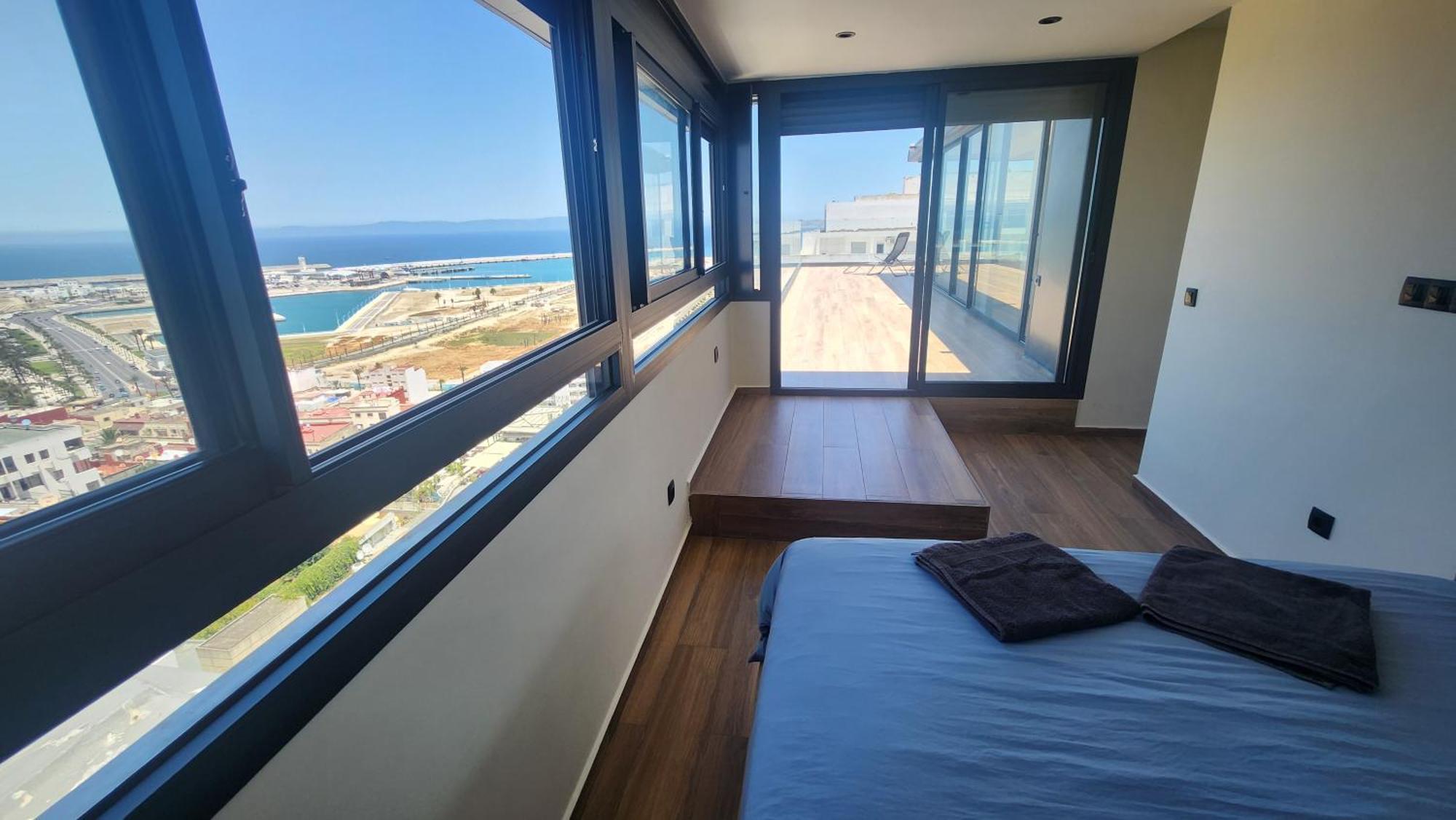 Magnifique Penthouse 160M2 Terrasse 90M2 Vue Mer Танжер Екстериор снимка